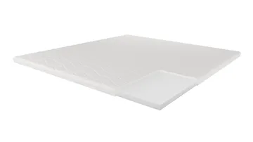 HVILA Memory overmadrass med trykkavlastende memoryskum 160x200 cm – 7 cm myk/medium, vaskbart trekk - Møbler - Senger - Madrasser - Overmadrass