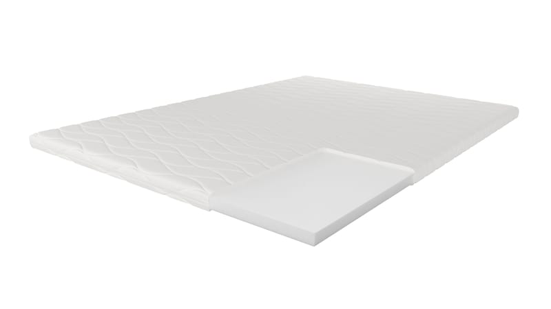 HVILA Overmadrass 120x200 cm – 7 cm myk/medium memoryskum, trykkavlastende med vaskbart trekk - Møbler - Senger - Madrasser - Overmadrass