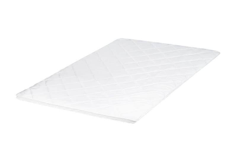 HVILA Overmadrass 140x200 cm – 7 cm Myk/Medium polyeterskum, vendbar sommer- og vinterside, vaskbart trekk - Møbler - Senger - Madrasser - Overmadrass