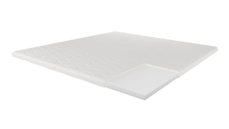 HVILA Overmadrass 160x200 cm – 7 cm myk/medium memoryskum, trykkavlastende med vaskbart trekk - Møbler - Senger - Madrasser - Overmadrass