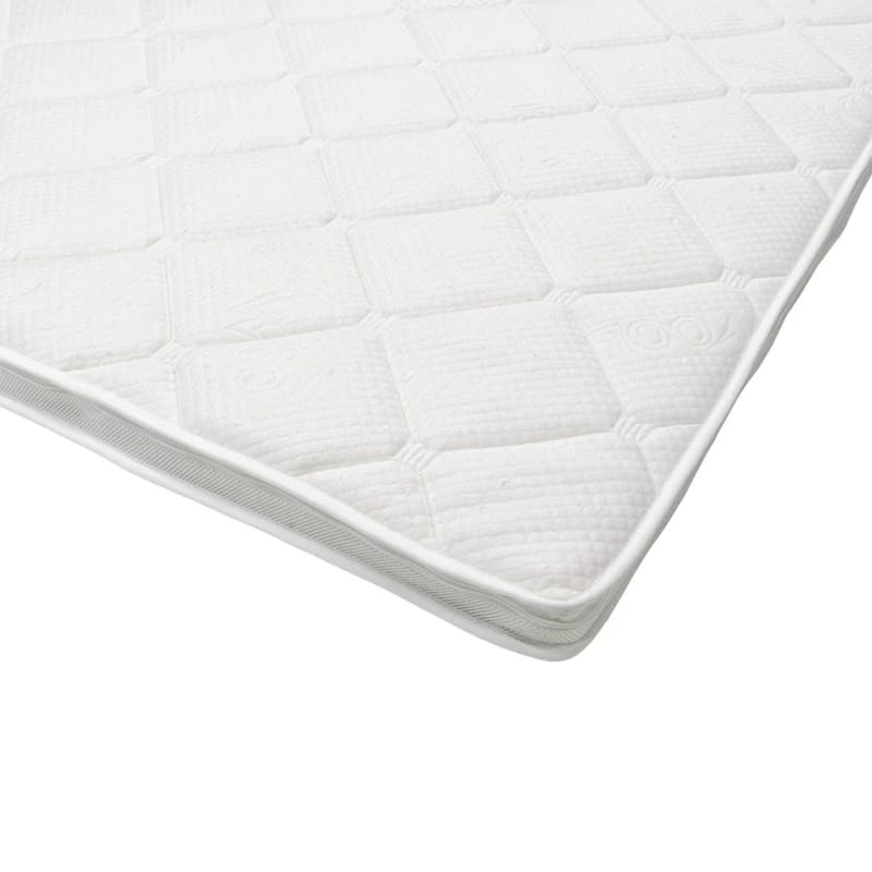 HVILA Overmadrass 160x200 cm – 7 cm Myk/Medium polyeterskum, vendbar sommer- og vinterside, vaskbart trekk - Møbler - Senger - Madrasser - Overmadrass