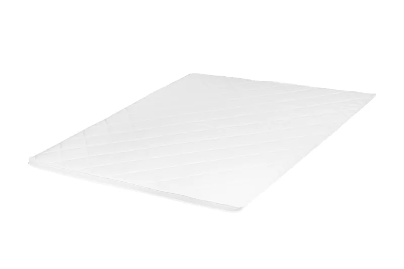 HVILA Overmadrass 160x200 cm – 7 cm Myk/Medium polyeterskum, vendbar sommer- og vinterside, vaskbart trekk, undefined