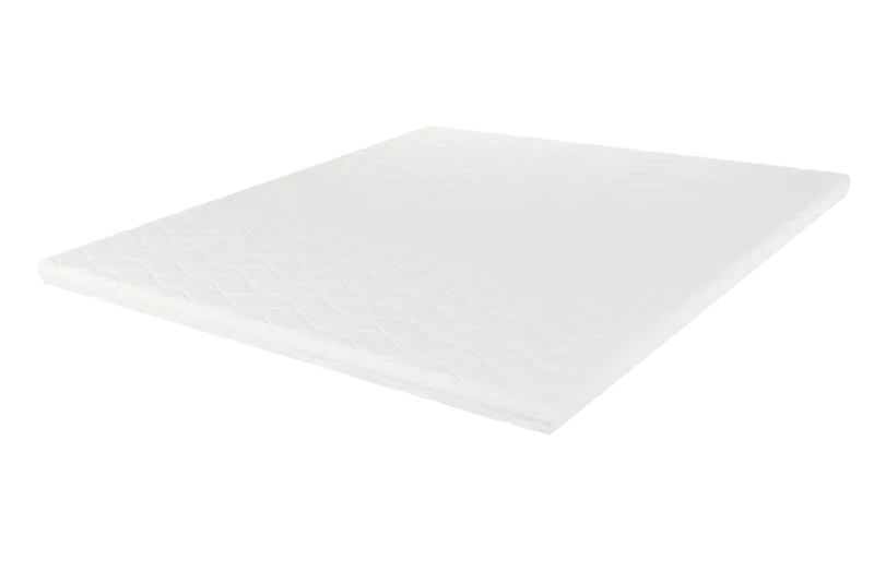 HVILA Overmadrass 180x200 cm – 7 cm polyeterskum, myk/medium med vaskbart trekk, undefined