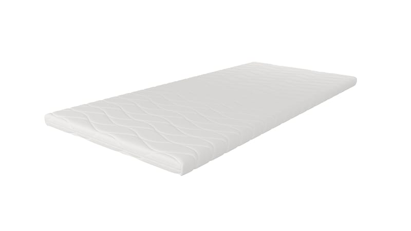HVILA Overmadrass 90x200 cm – 7 cm medium/fast punktelastisk latex med vaskbart trekk, undefined