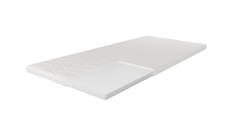 HVILA Overmadrass 90x200 cm – 7 cm myk/medium memoryskum, trykkavlastende med vaskbart trekk - Møbler - Senger - Madrasser - Overmadrass