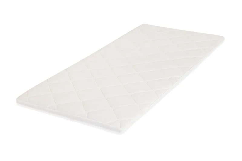 HVILA overmadrass 90x200 cm – 7 cm Myk/Medium polyeterskum, vendbar sommer- og vinterside, vaskbart trekk, undefined