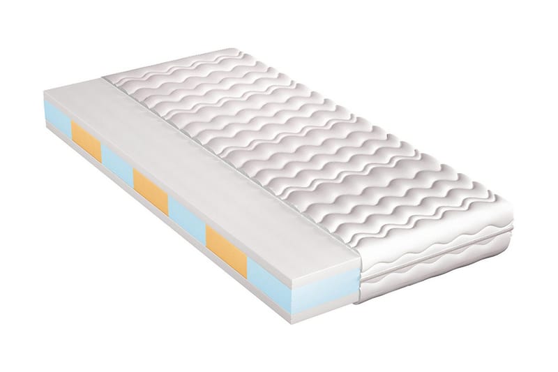 Lorene Madrass 200x90x16 cm, Flerfarget