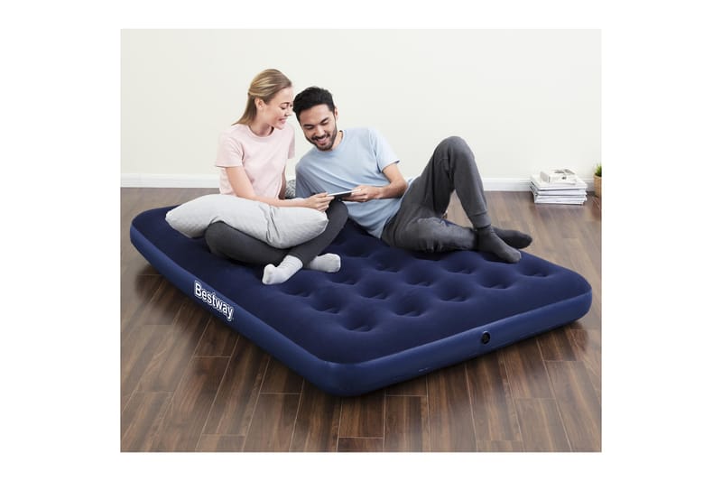 Bestway Airbed Full Oppblåsbar madrass med elektrisk pumpe B - Bestway - Luftmadrass & oppblåsbar madrass