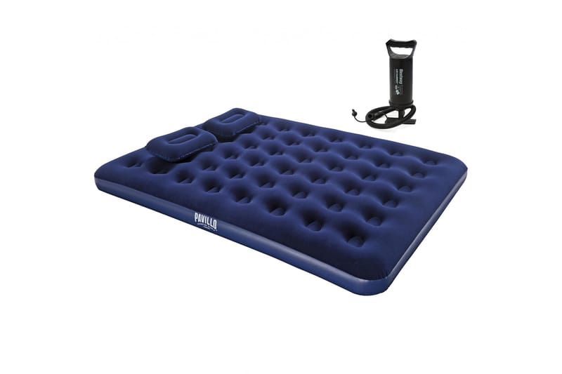 Pavillo Airbed Queen Oppblåsbar madrass med pumpe Blå - Bestway - Luftmadrass & oppblåsbar madrass