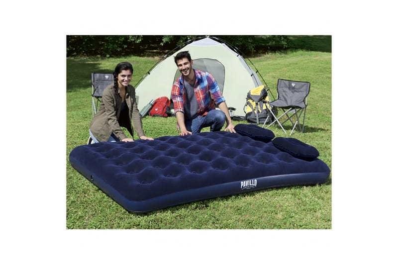 Pavillo Airbed Queen Oppblåsbar madrass med pumpe Blå - Bestway - Møbler - Senger - Madrasser - Luftmadrass & oppblåsbar madrass