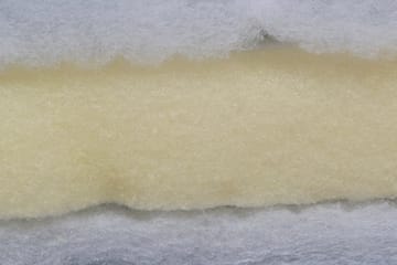 Ardenza Overmadrass 120 cm Polyeter - Ljusgrå/Hvit - Møbler - Senger - Madrasser - Overmadrass