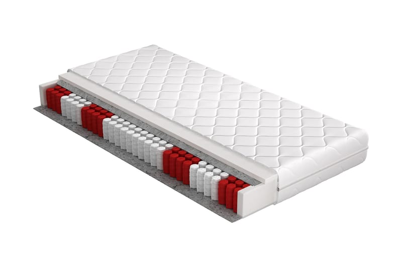 Astola Madrass 80x200 cm - Hvit - Møbler - Senger - Madrasser - Overmadrass