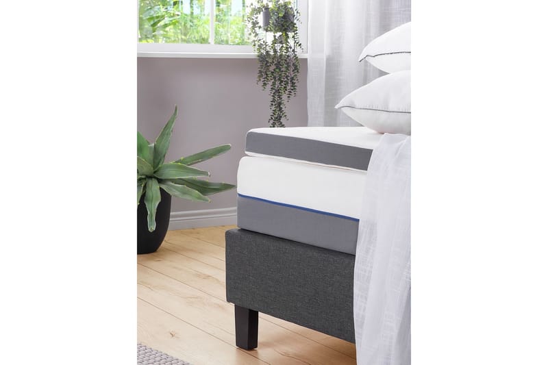 Comfy Overmadrass 90x200 cm Hvit - Hvit - Møbler - Senger - Madrasser - Overmadrass
