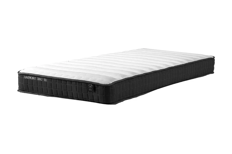 Fjermadrass HARMONY UNO POCKET 90x200xH20cm, Hvit/Grå