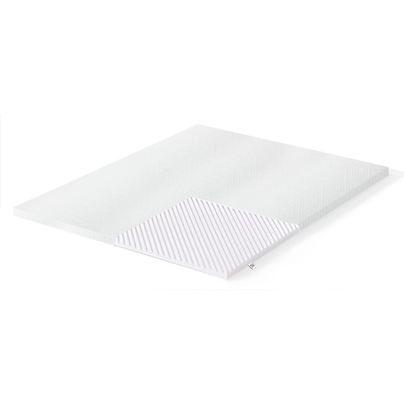 Overmadrass HOME4YOU Harmony profilert skum 180x200x6 cm, hvit