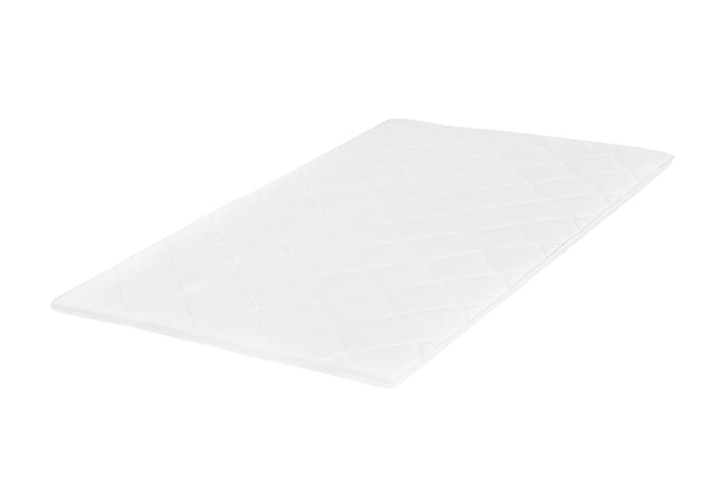 HVILA Duo overmadrass vendbar med sommer- og vinterside, 120x200 cm – 7 cm myk/medium, polyeterskum, vaskbart trekk - Møbler - Senger - Madrasser - Overmadrass