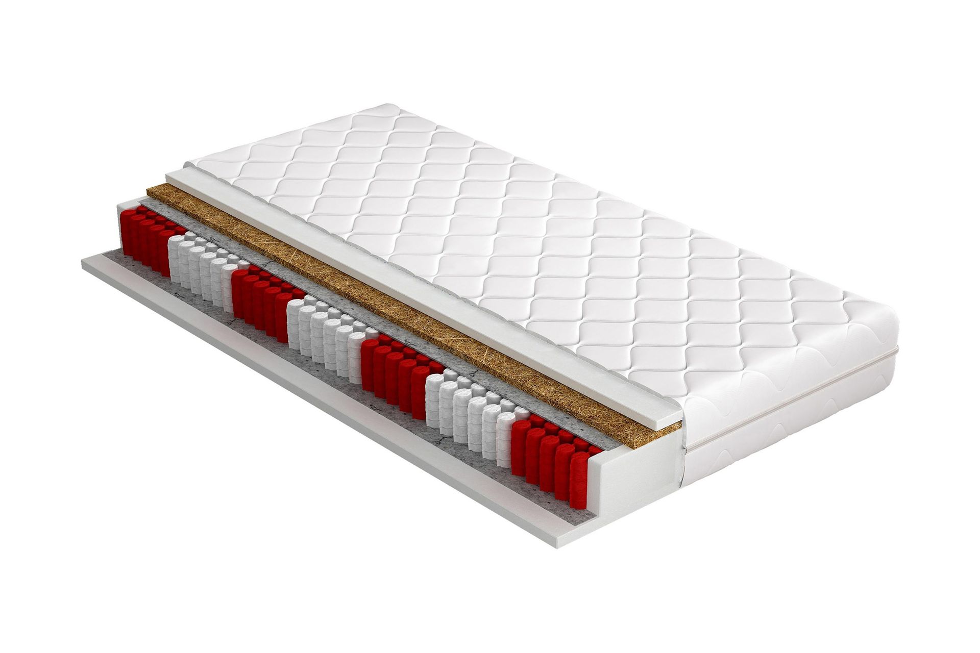 Katiana Madrass 200x200 cm - Hvit