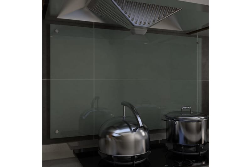 Kjøkkenplate hvit 100x60 cm herdet glass - Hvit - Møbler - Senger - Madrasser - Overmadrass