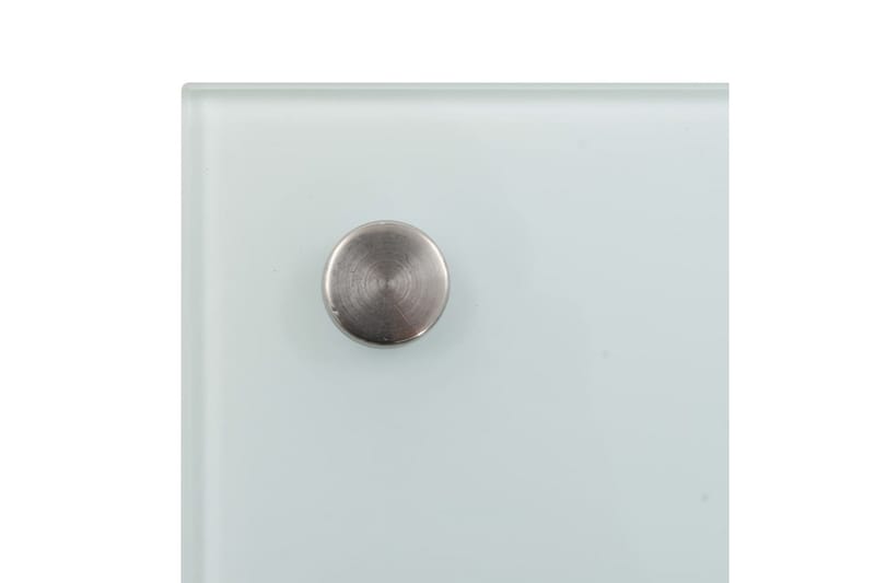 Kjøkkenplate hvit 100x60 cm herdet glass - Hvit - Møbler - Senger - Madrasser - Overmadrass