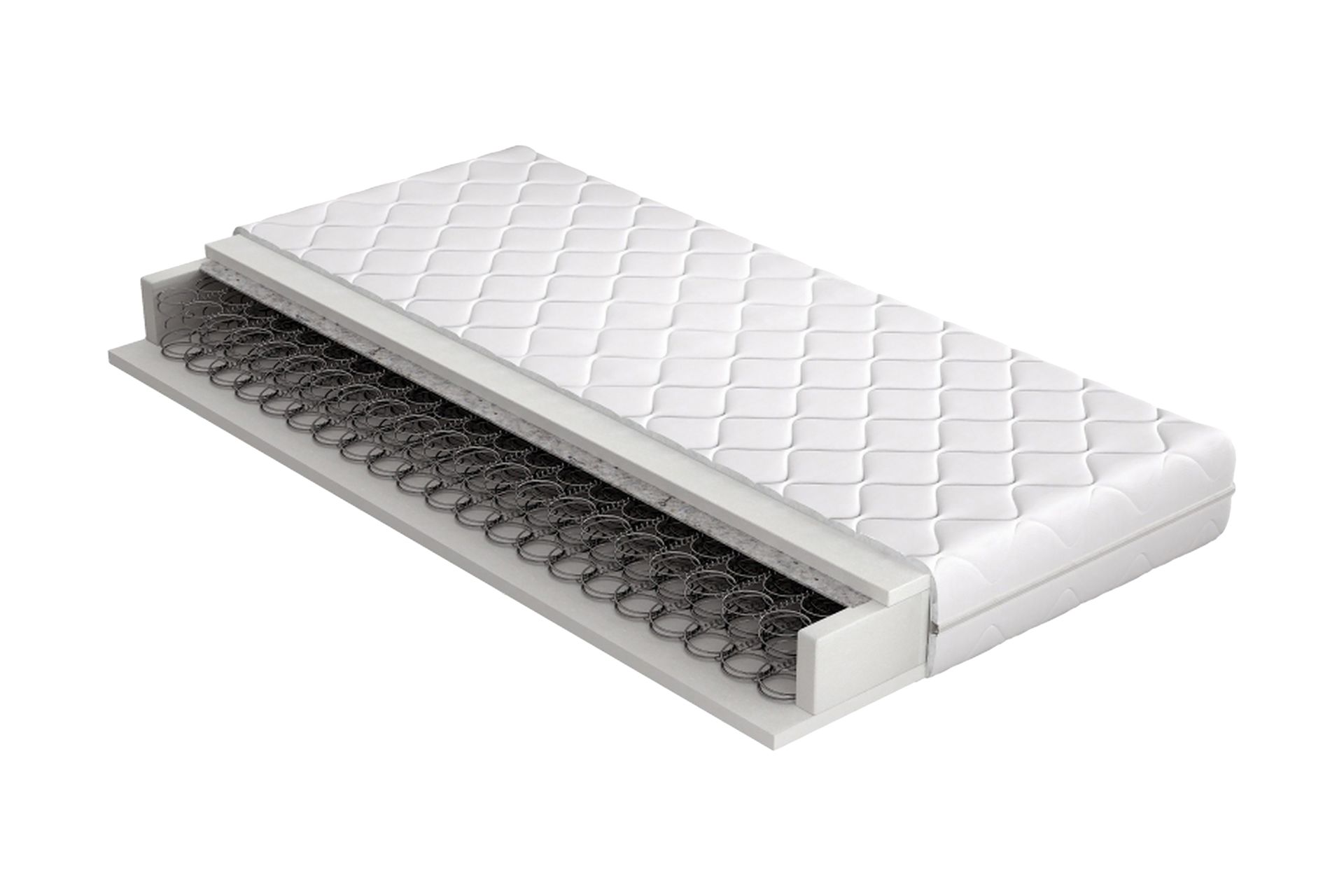 Kostic Madrass 140x200 cm - Hvit - Møbler - Senger - Madrasser - Overmadrass