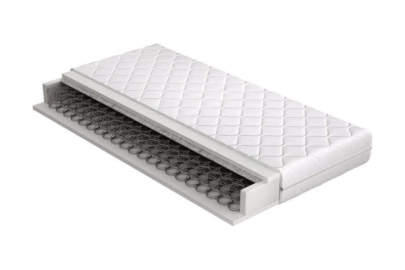 Kostic Madrass 180x200 cm - Hvit - Møbler - Senger - Madrasser - Overmadrass