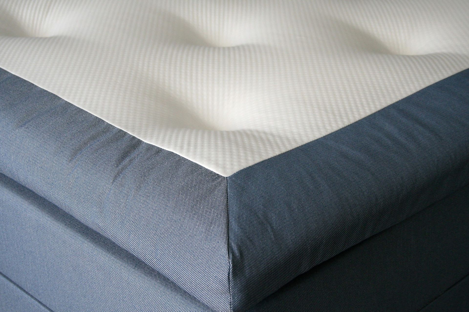 Kronos Overmadrass 160 cm Polyeter - Blå