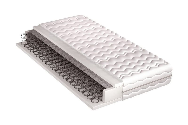 Lourosa Madrass 80x190 cm - Hvit - Møbler - Senger - Madrasser - Overmadrass