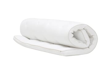 Lyx Overmadrass 140 cm Lateks - Hvit - Møbler - Senger - Madrasser - Overmadrass