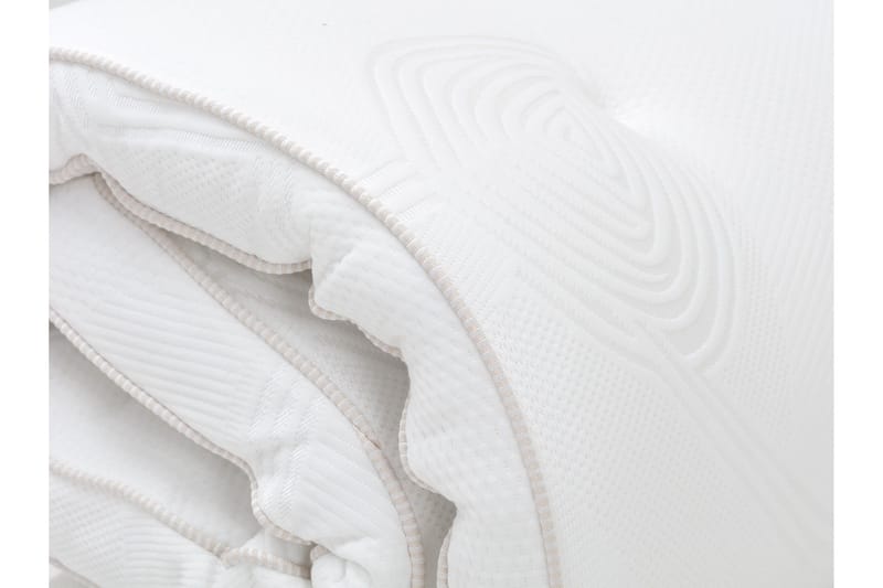 Lyx Overmadrass 140 cm Lateks - Hvit - Møbler - Senger - Madrasser - Overmadrass