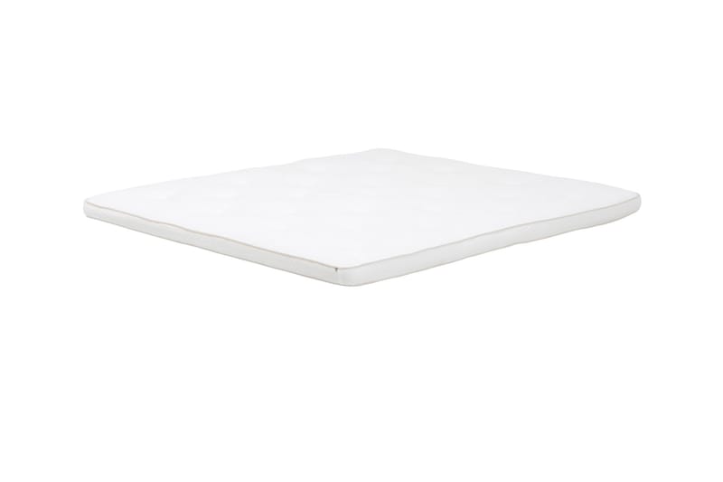 Lyx Overmadrass 140 cm Lateks - Hvit - Møbler - Senger - Madrasser - Overmadrass