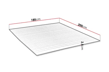 Madrass MANDULA 180x200 - Møbler - Senger - Madrasser - Overmadrass