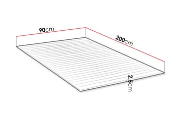 Mandula Overmadrass 90x200 cm - Møbler - Senger - Madrasser - Overmadrass