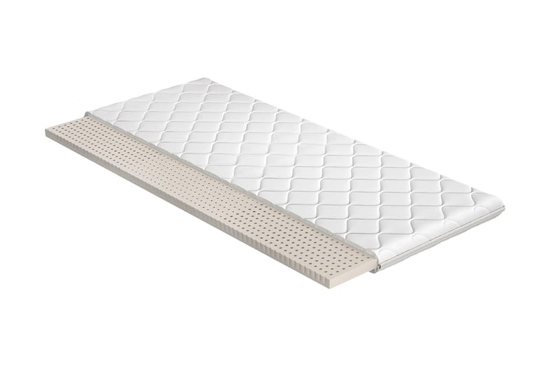 Olage Madrass 120x200 cm - Hvit - Møbler - Senger - Madrasser - Overmadrass