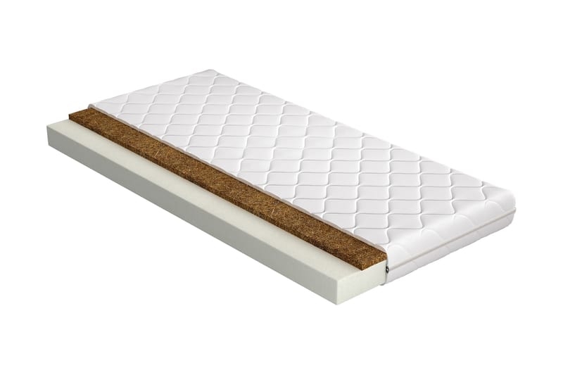 Olage Madrass 80x200 cm - Hvit - Møbler - Senger - Madrasser - Overmadrass
