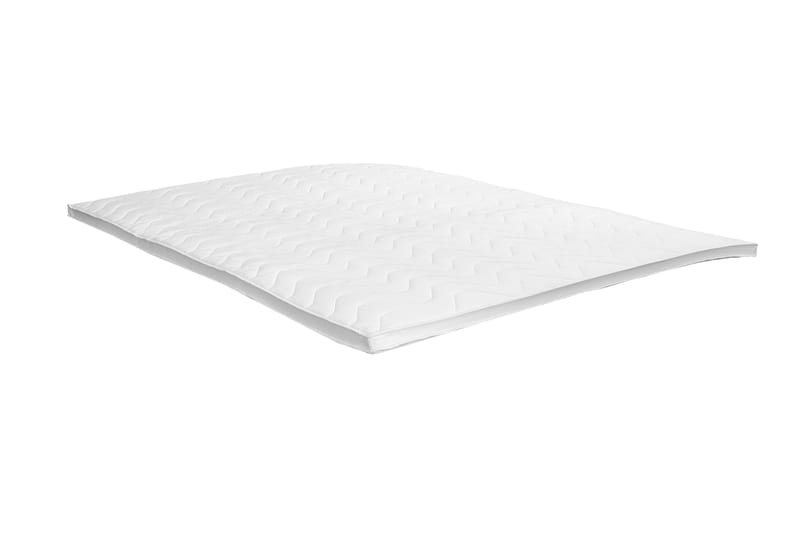 Overmadrass 160x200 cm i Stoff, Hvit