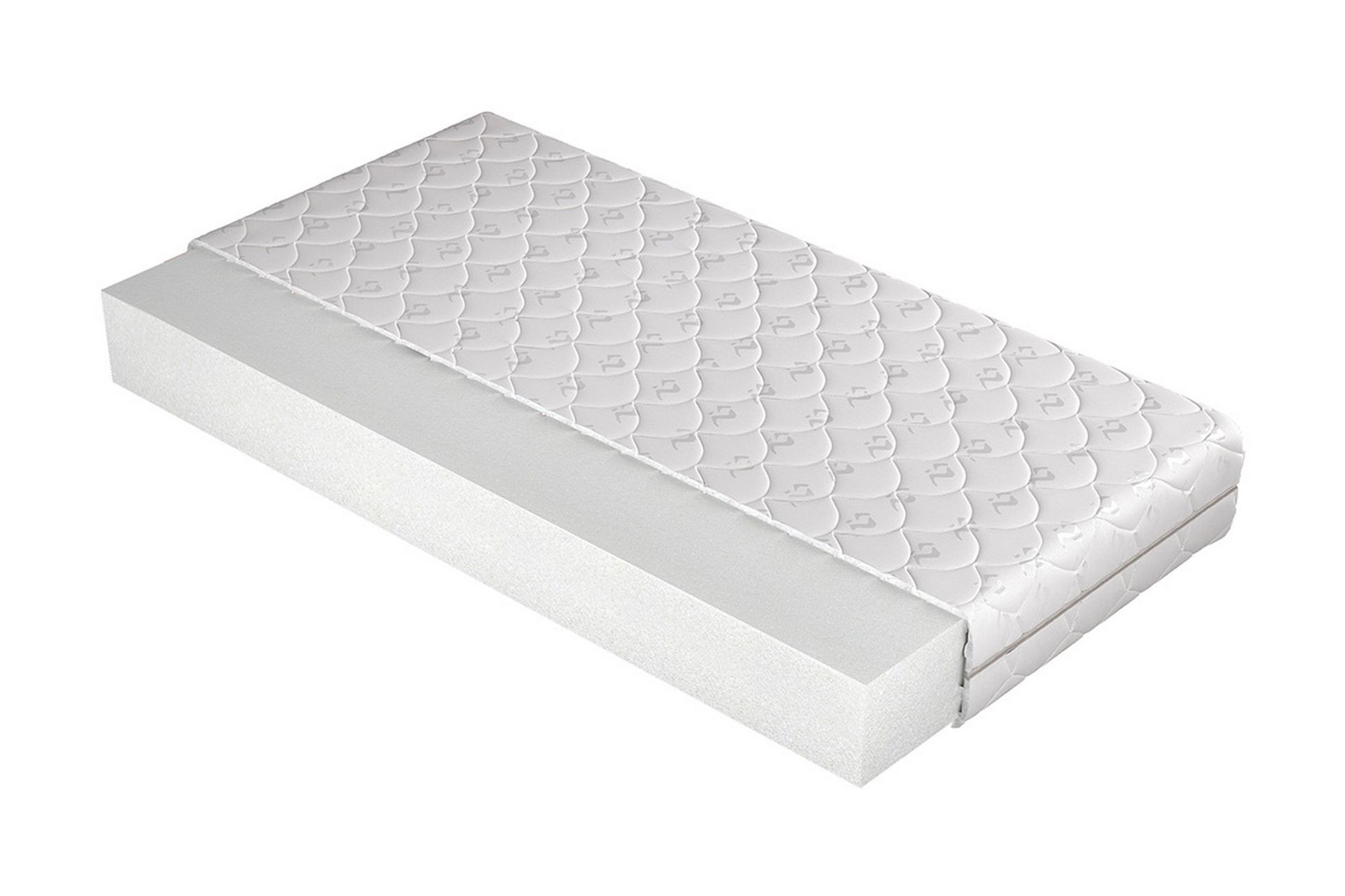 Skegrie Madrass 180x200 cm - Hvit - Møbler - Senger - Madrasser - Overmadrass