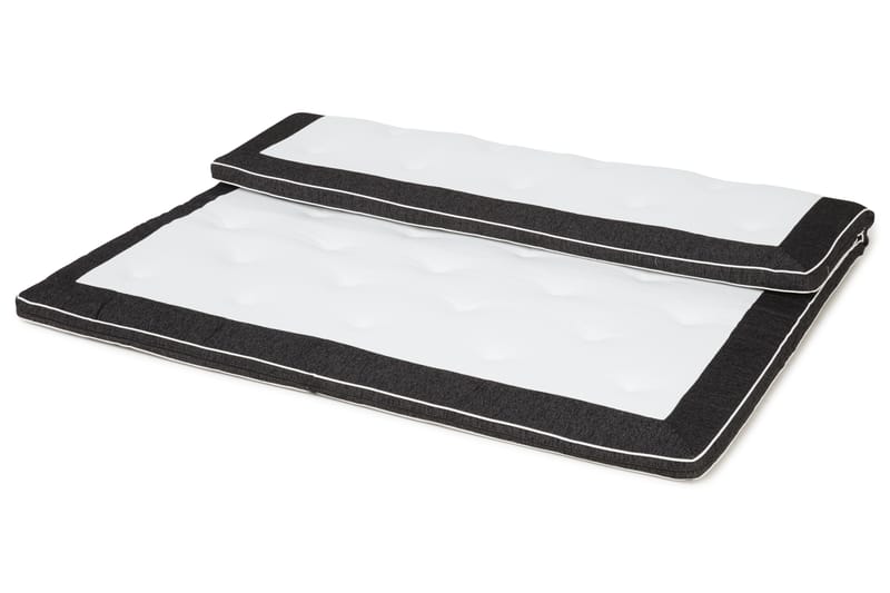 Superior Lyx Overmadrass Svart - 180x200 - Møbler - Senger - Madrasser - Overmadrass