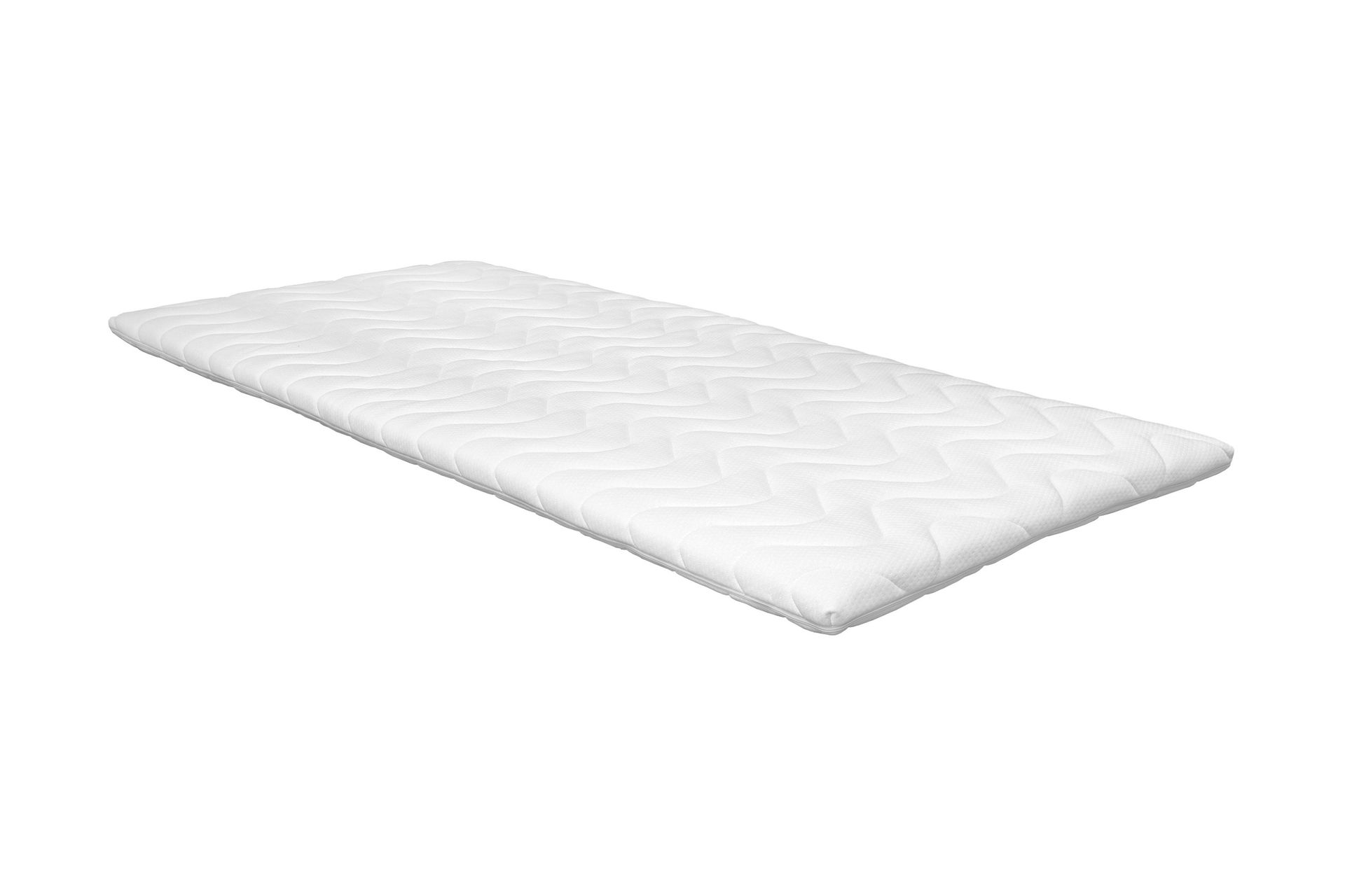 Tärna Overmadrass Viskose 120x200x6 Viskose - Hvit