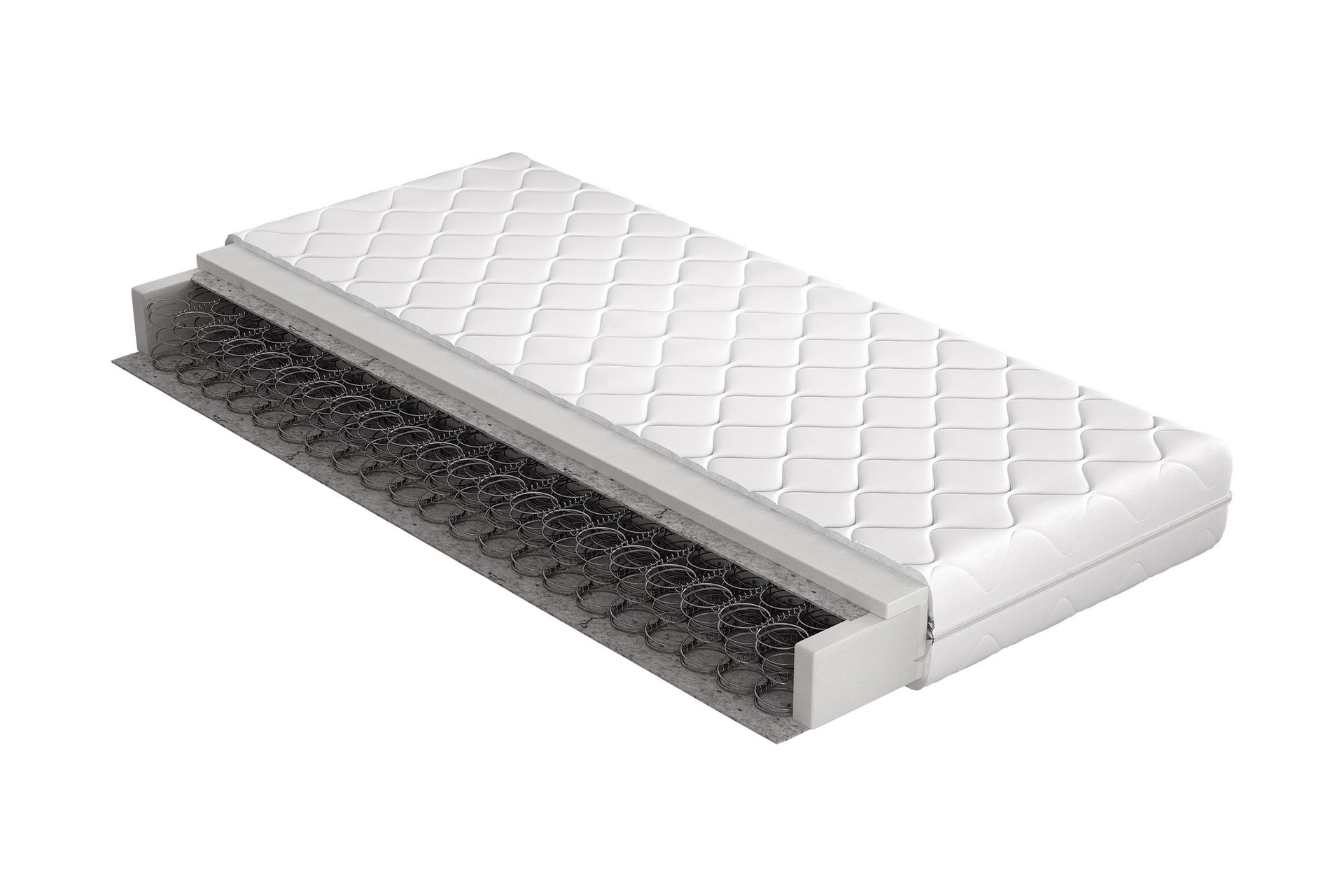 Teneria Madrass 80x200 cm - Hvit - Møbler - Senger - Madrasser - Overmadrass