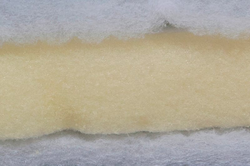 Tess Overmadrass Polyeter 90 cm Ancona - Grå - Møbler - Senger - Madrasser - Overmadrass