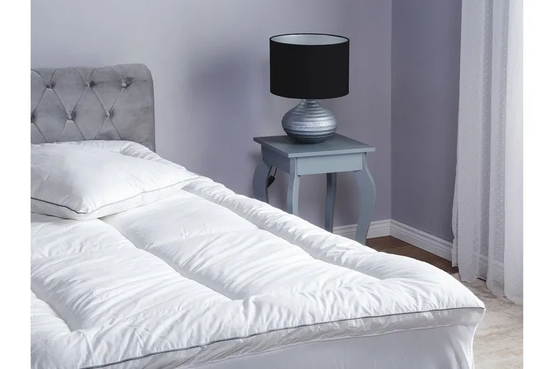 Trivor Overmadrass 180 200 cm - Hvit - Møbler - Senger - Madrasser - Overmadrass