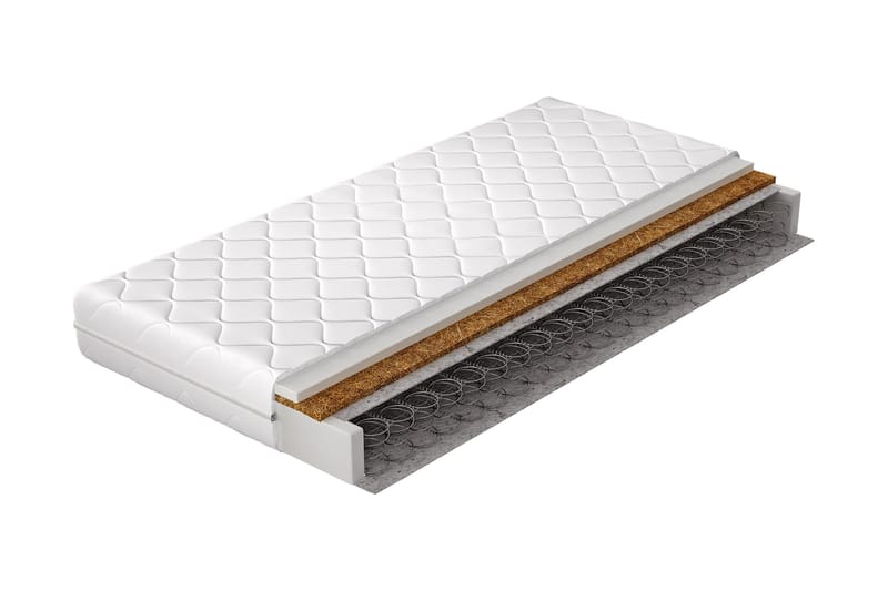 Villarnovo Madrass 160x200 cm - Hvit - Møbler - Senger - Madrasser - Overmadrass