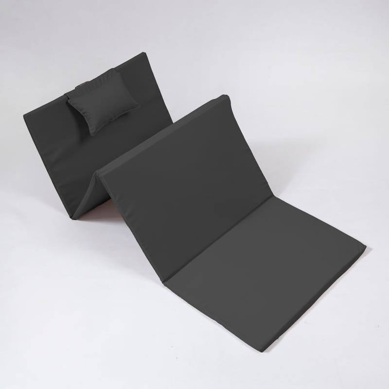 Sammenleggbar seng Kalune Design Myc06 (55 x 180 x 5 cm) Antrasitt - Antrasitt - Møbler - Senger - Madrasser - Skummadrass