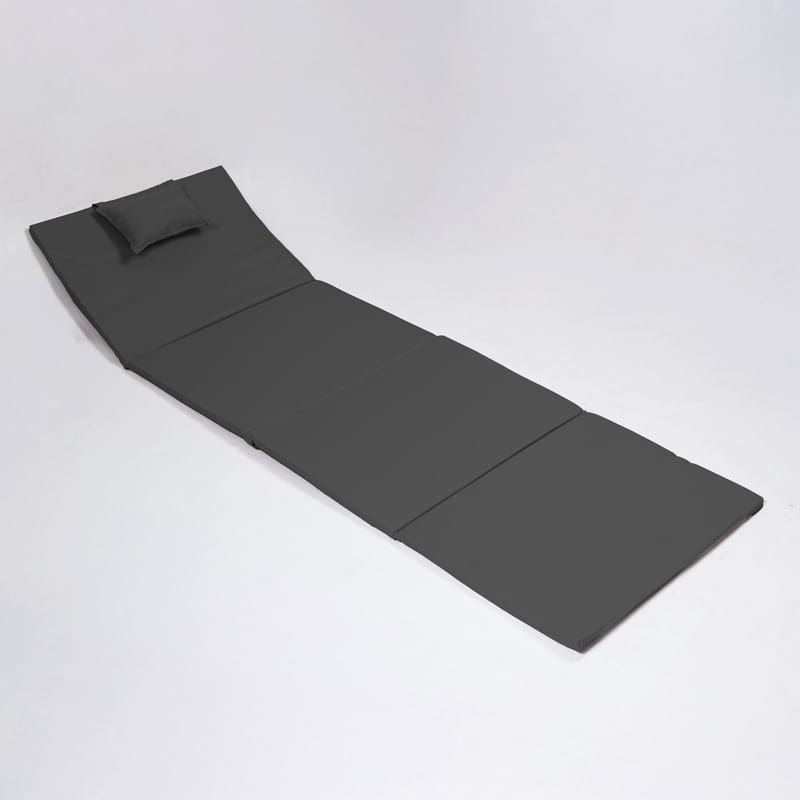 Sammenleggbar seng Kalune Design Myc06 (55 x 180 x 5 cm) Antrasitt - Antrasitt - Møbler - Senger - Madrasser - Skummadrass