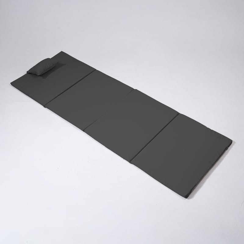 Sammenleggbar seng Kalune Design Myc06 (55 x 180 x 5 cm) Antrasitt - Antrasitt - Møbler - Senger - Madrasser - Skummadrass
