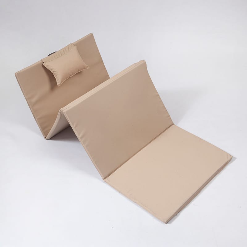 Sammenleggbar seng Kalune Design Myc06 (55 x 180 x 5 cm) Cream - Møbler - Senger - Madrasser - Skummadrass