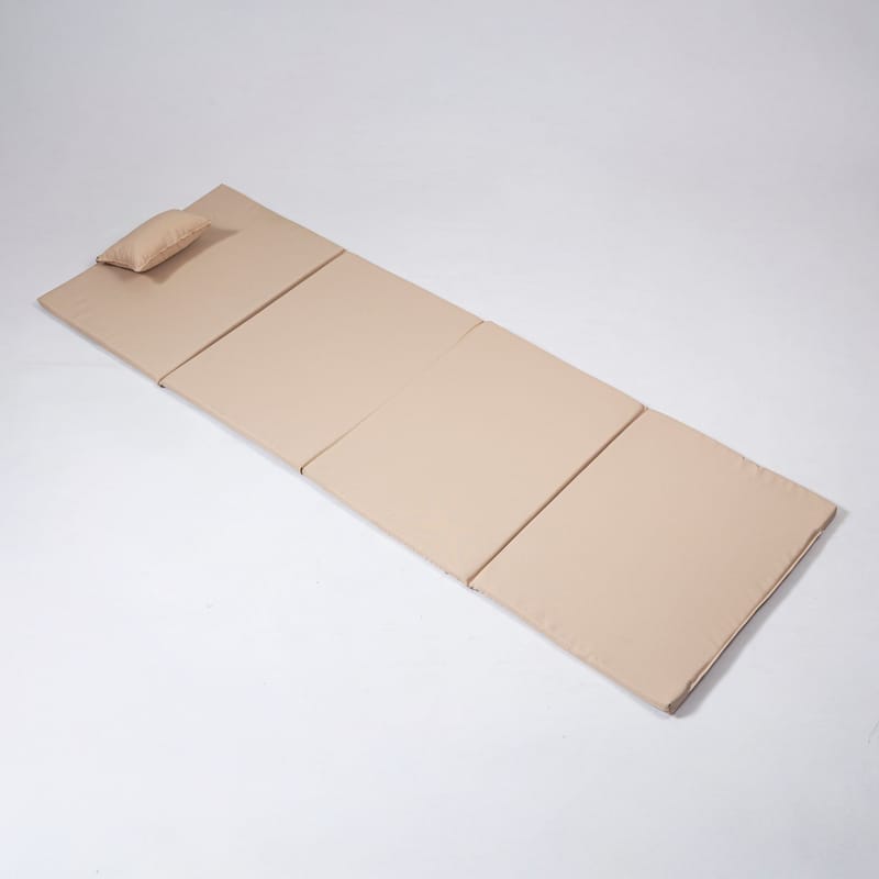 Sammenleggbar seng Kalune Design Myc06 (55 x 180 x 5 cm) Cream - Møbler - Senger - Madrasser - Skummadrass
