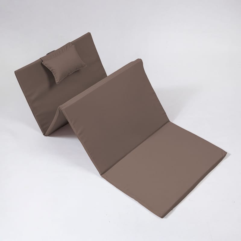 Sammenleggbar seng Kalune Design Myc06 (55 x 180 x 5 cm) Mink - Møbler - Senger - Madrasser - Skummadrass