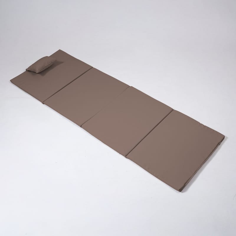 Sammenleggbar seng Kalune Design Myc06 (55 x 180 x 5 cm) Mink - Møbler - Senger - Madrasser - Skummadrass