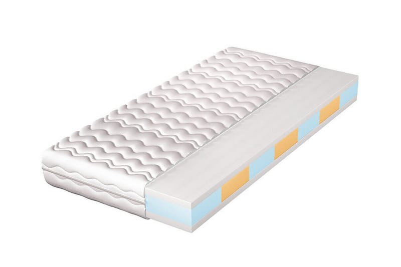 Arigna Skummadrass 100x200 cm - Hvit - Møbler - Senger - Madrasser - Skummadrass